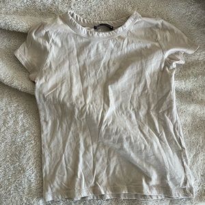 Zara Tan Crop Tshirt